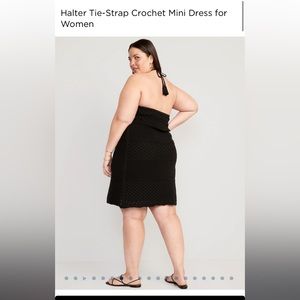 Super comfy NWT Old Navy sweater like summer halter top dress